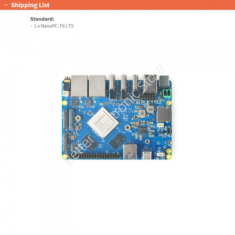 TopElec NanoPC-T6 LTS Developm - Nanopc T6 16Gb 评论和价格